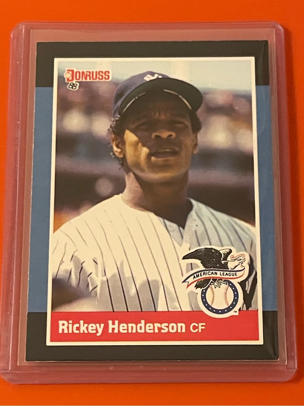 Rickey Henderson #4 1988 Donruss [All-Stars] Baseball Trading Card